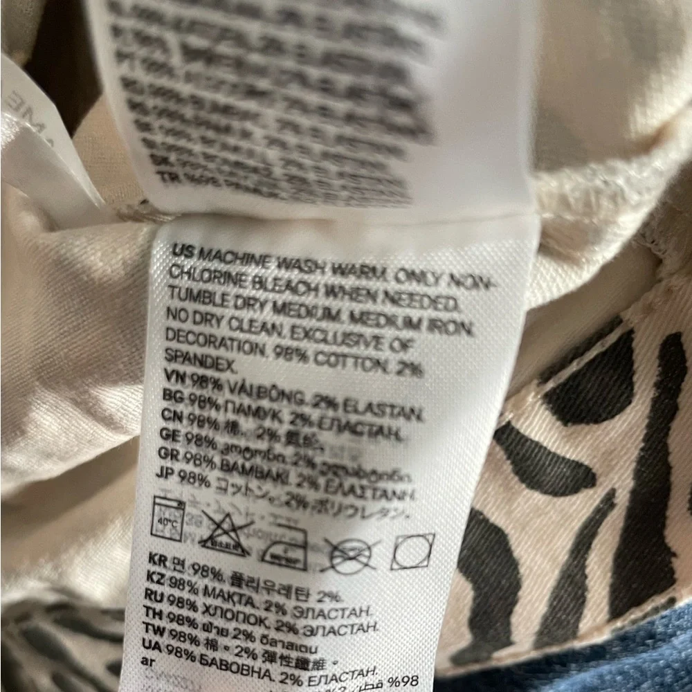 K. Kijak x H&M Zebra Print Cropped Jacket